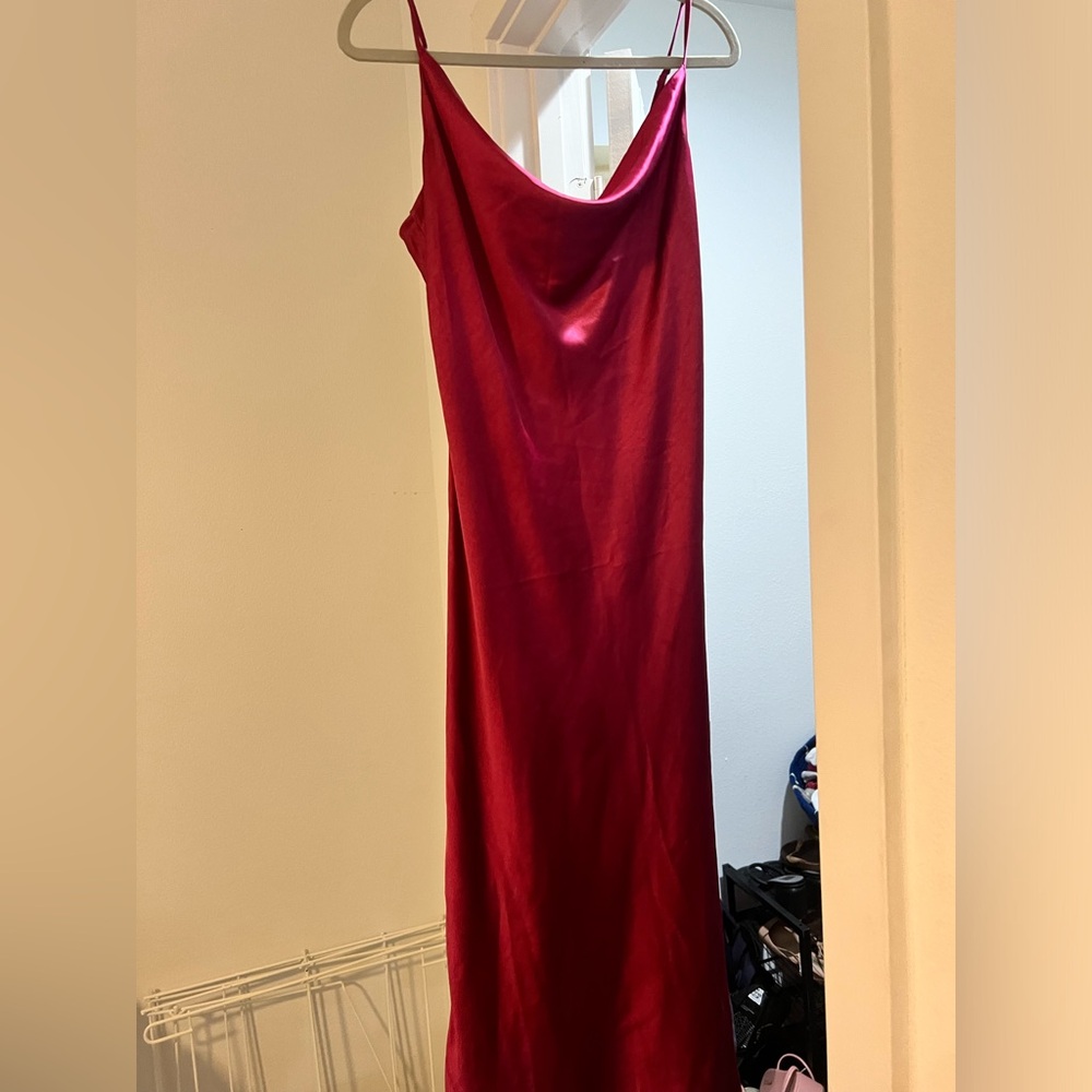 pink slip dress
